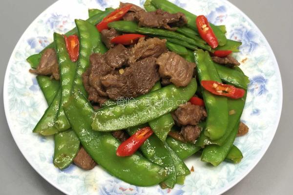 荷兰豆炒牛肉的做法图解10