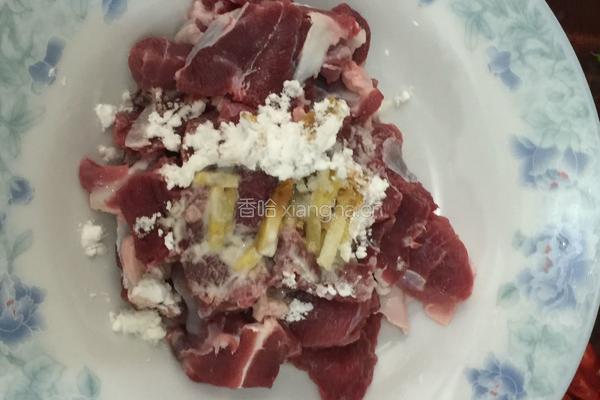 荷兰豆炒牛肉的做法图解2