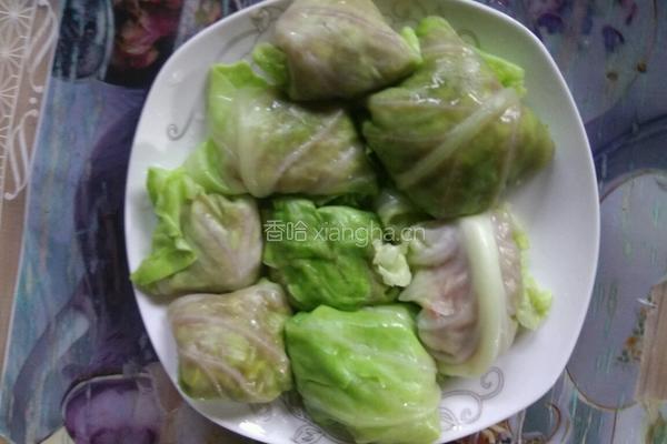 白菜包肉的做法图解4