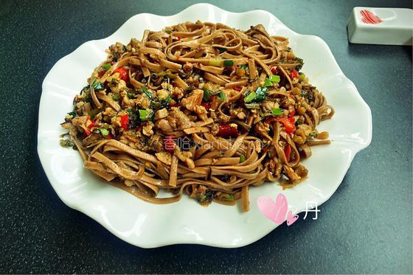 炒荞麦面的做法图解10