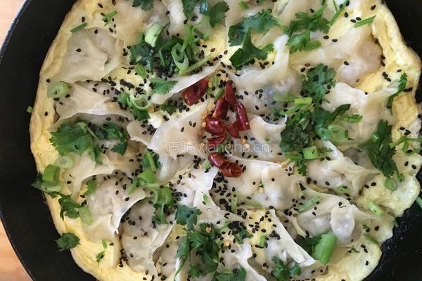 芹菜馅包蛋煎饺的做法图解6