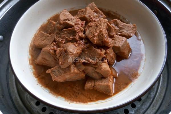 腐乳蒸肉的做法图解9