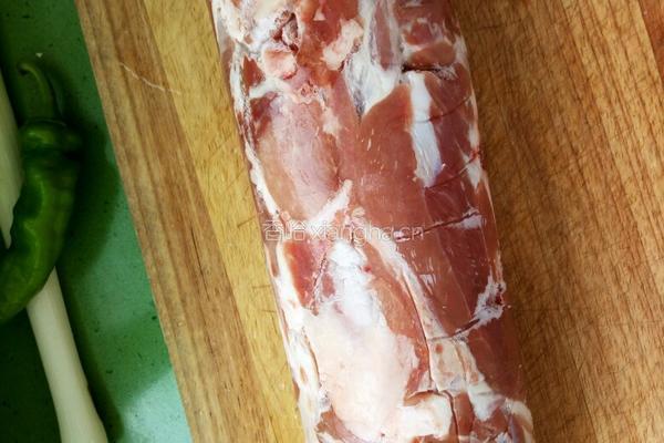 有机羊肉炒腐竹的做法图解3