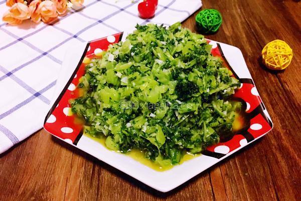 蒜蓉炒芥菜的做法图解9