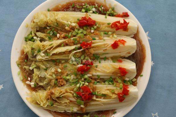 蒜蓉粉丝蒸娃娃菜