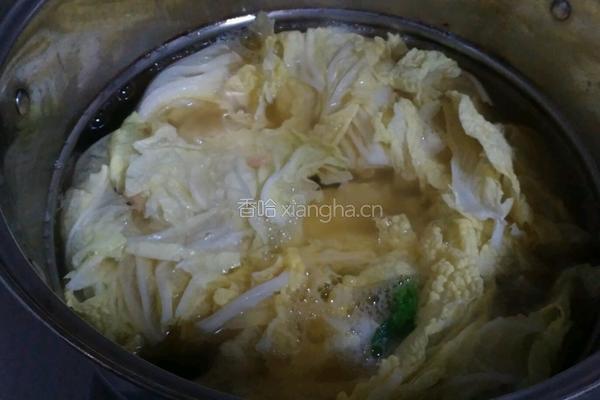 海米白菜粉丝汤的做法图解6