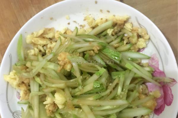 凉拌黄瓜鸡蛋的做法图解6