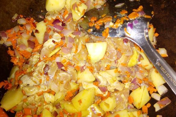 咖喱鸡肉土豆的做法图解4