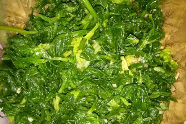 蒜蓉芹菜叶的做法图解5