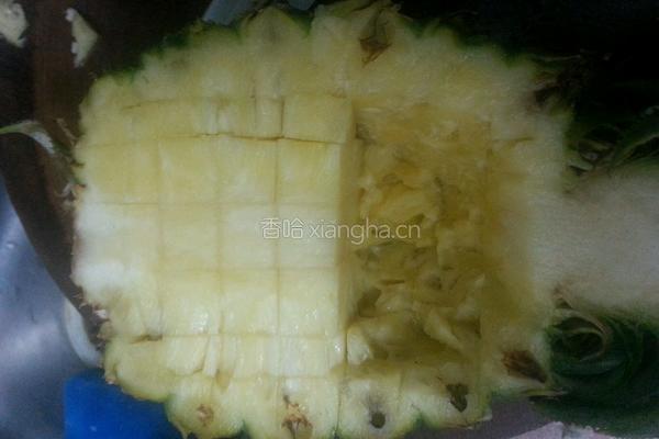 菠萝炒饭的做法图解2