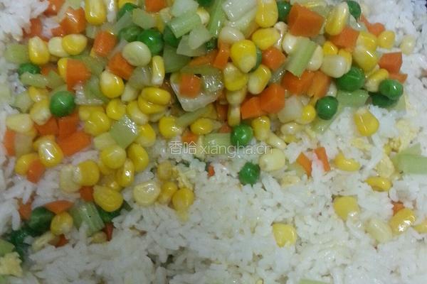 菠萝炒饭的做法图解14
