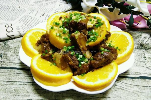 橙香牛肋排的做法图解17