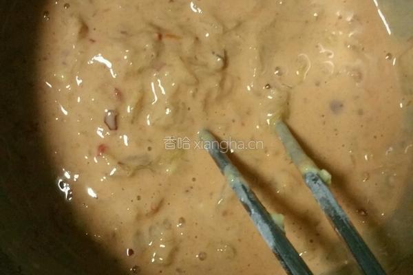 泡菜饼的做法图解4