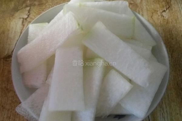 虾皮冬瓜的做法图解2