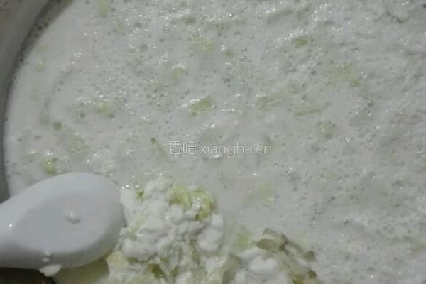 菜豆腐（连渣闹）