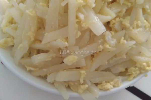 土豆炒蛋的做法图解6