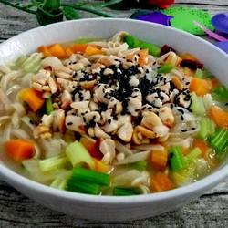 酸菜绿豆面的做法[图]