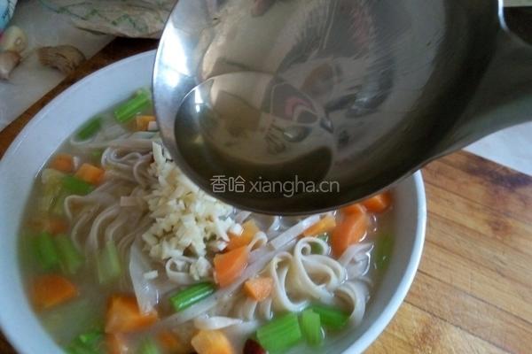 酸菜绿豆面的做法图解13