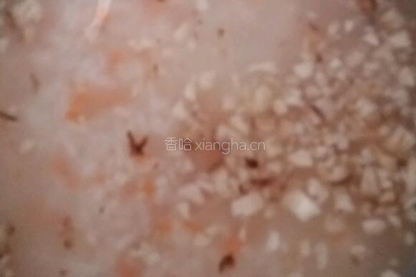 青菜香菇粥的做法图解6