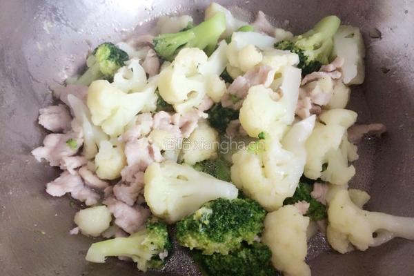 双花炒肉片的做法图解6
