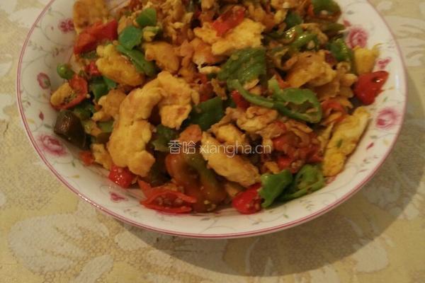 辣椒炒咸鸡蛋