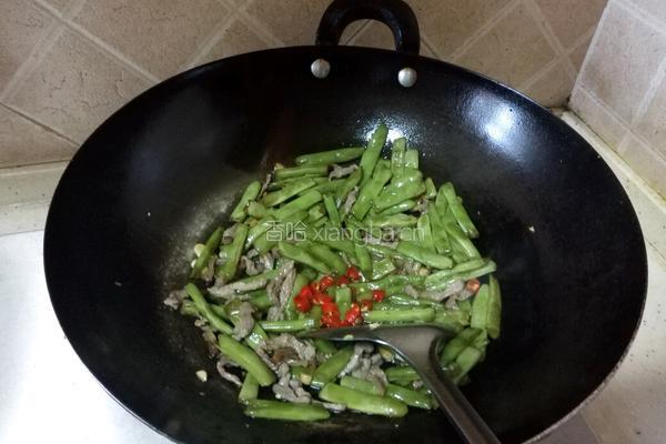 四季豆炒肉的做法图解11