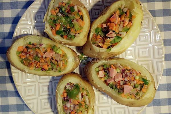 趣味蒸土豆的做法图解7