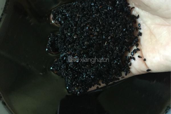 黑芝麻糊的做法图解1