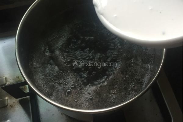 黑芝麻糊的做法图解4