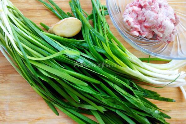 猪肉韭菜水饺的做法图解3