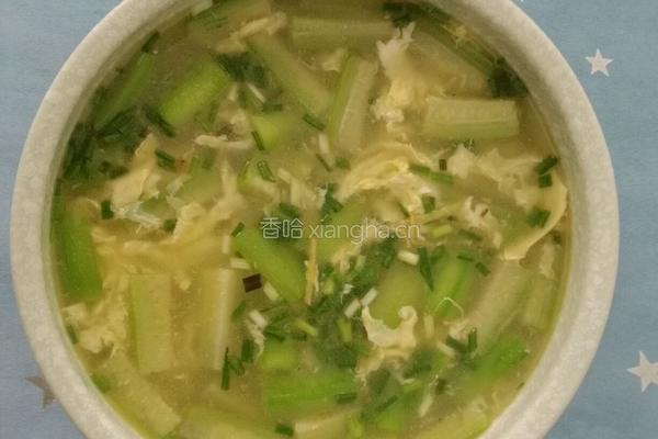 丝瓜鸡蛋汤的做法图解6
