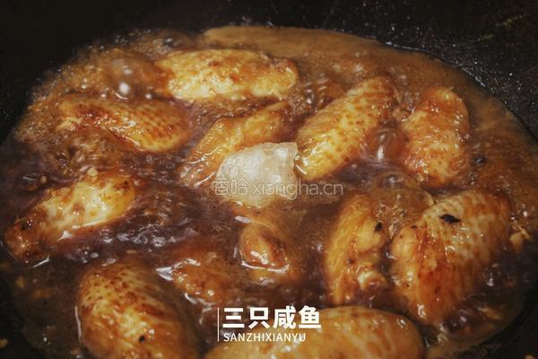 桂花红糖鸡翅丨三只咸鱼的做法图解10