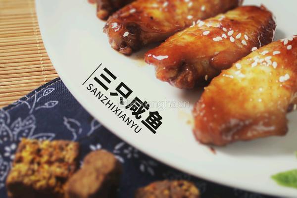桂花红糖鸡翅丨三只咸鱼的做法图解12