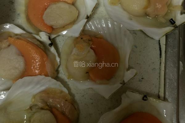芝士烤扇贝的做法图解1