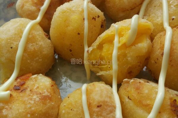 南瓜起司丸的做法图解5