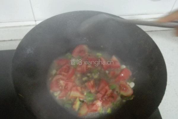 番茄菜花的做法图解3