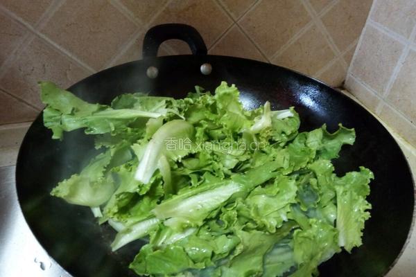蚝油生菜的做法图解5
