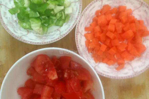 多彩炒饭的做法图解2