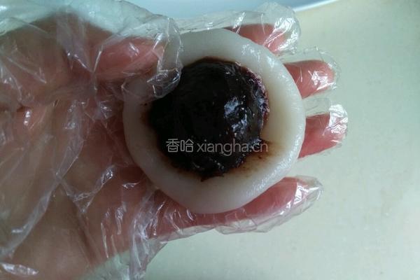 豆沙糯米糍的做法图解5