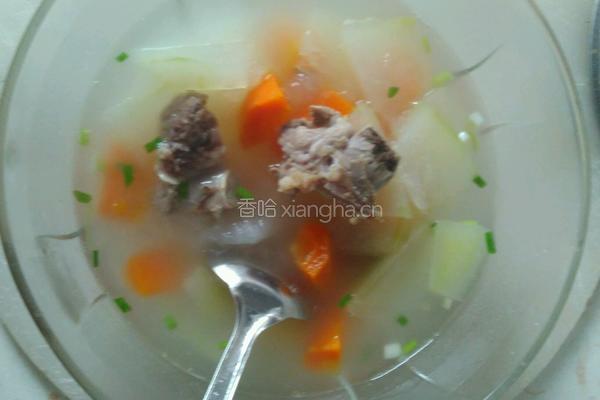 胡萝卜冬瓜骨头汤