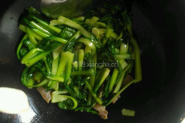 猪油青菜的做法图解7