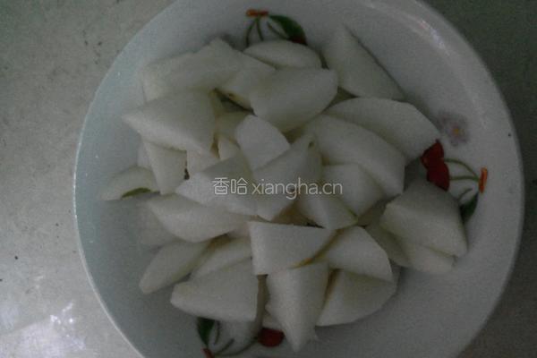冰糖梨水的做法图解3