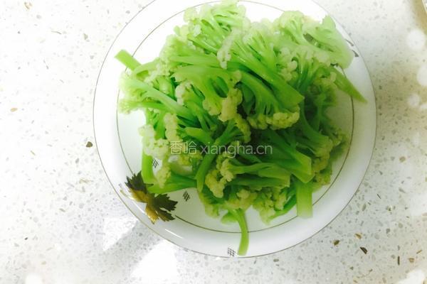 肉片炒菜花的做法图解4