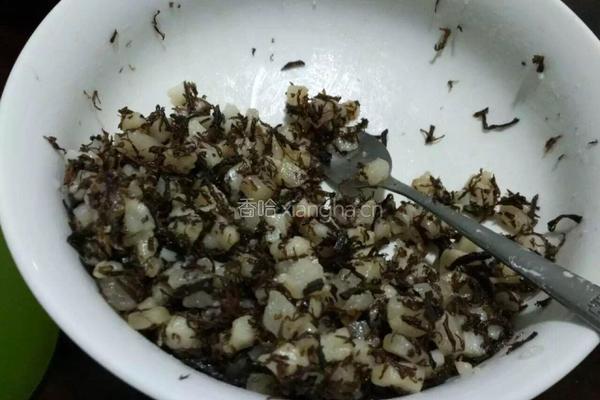 梅干菜肉饼简单做的做法图解1