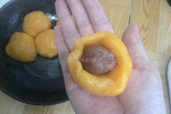 胡萝卜冰皮月饼的做法图解9