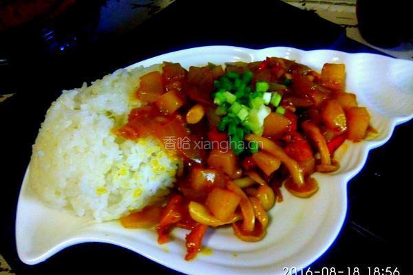 鸡肉咖喱饭的做法图解15