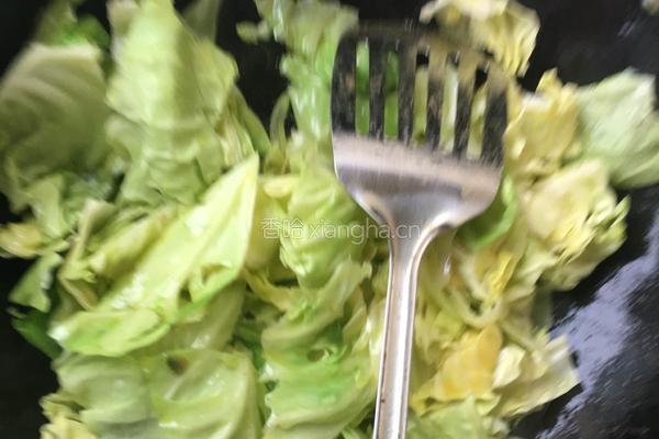 陈醋圆白菜的做法图解2