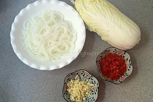 蒜蓉粉丝娃娃菜的做法图解3