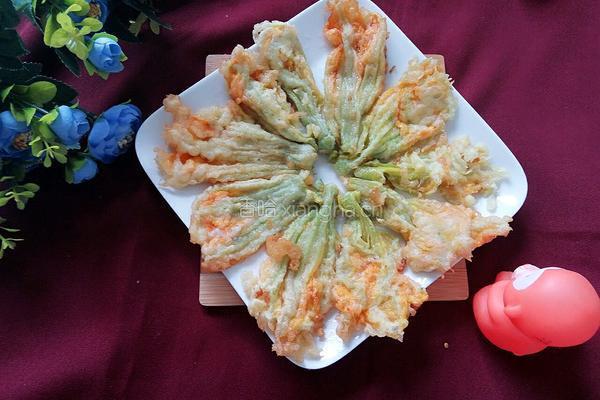 酥炸南瓜花的做法图解6