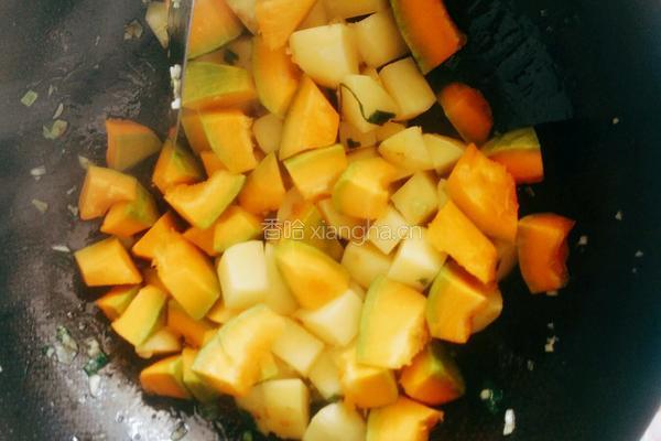 南瓜炖土豆的做法图解5